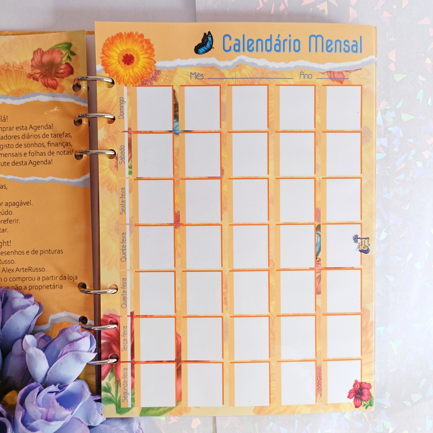 Agenda Eterna - Amarela