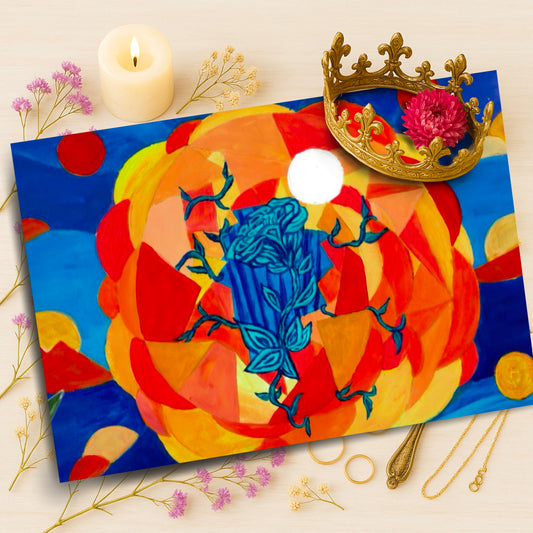 Art Print | Rosa Mosaico