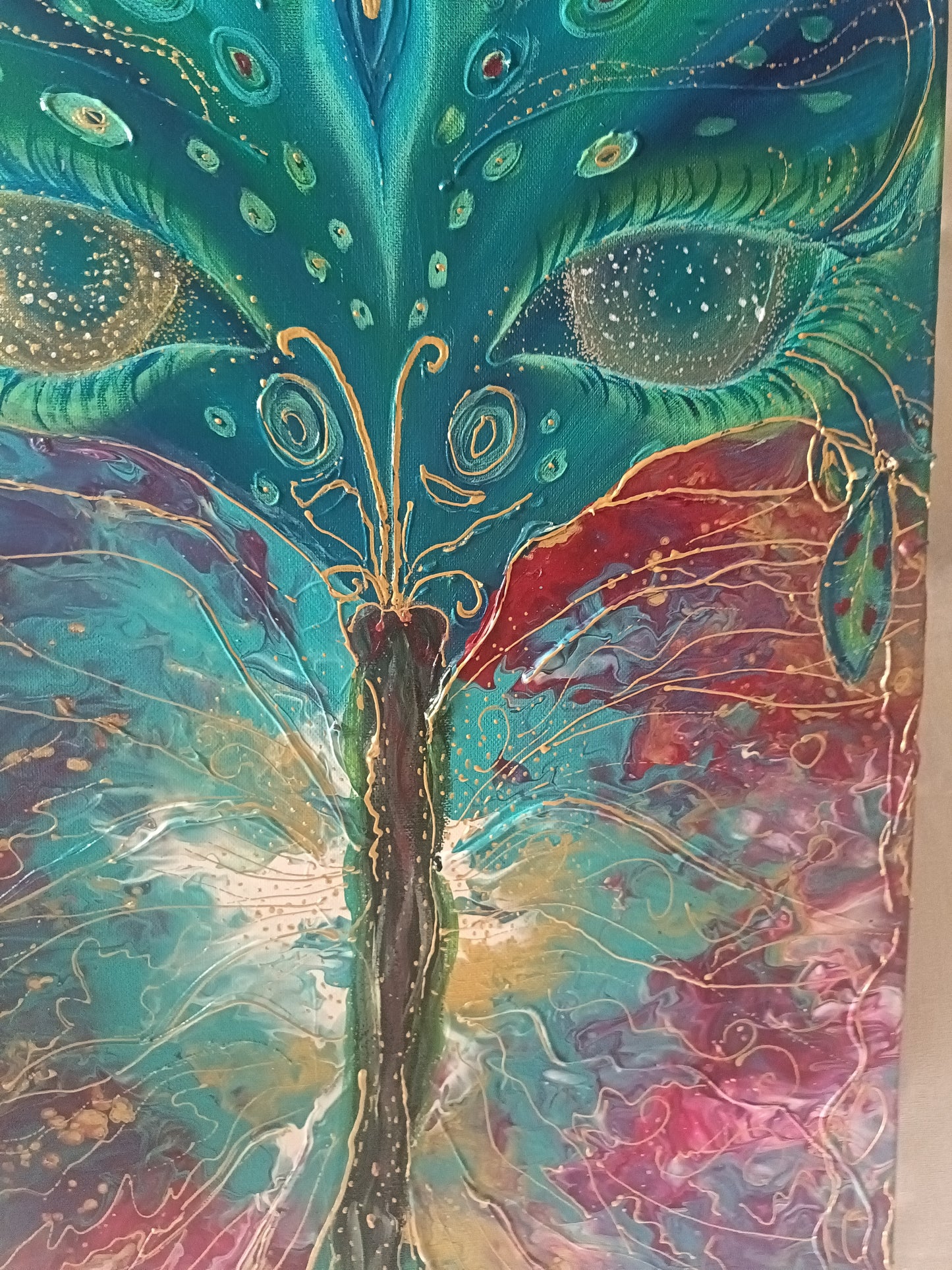 Olhar misterioso- pintura original