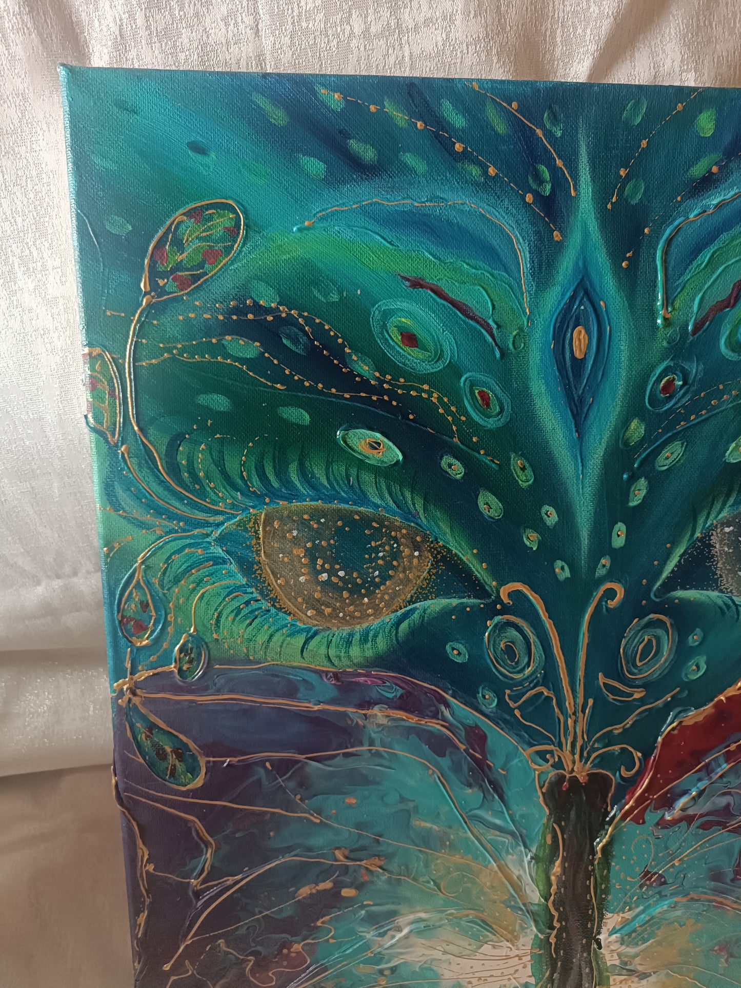 Olhar misterioso- pintura original