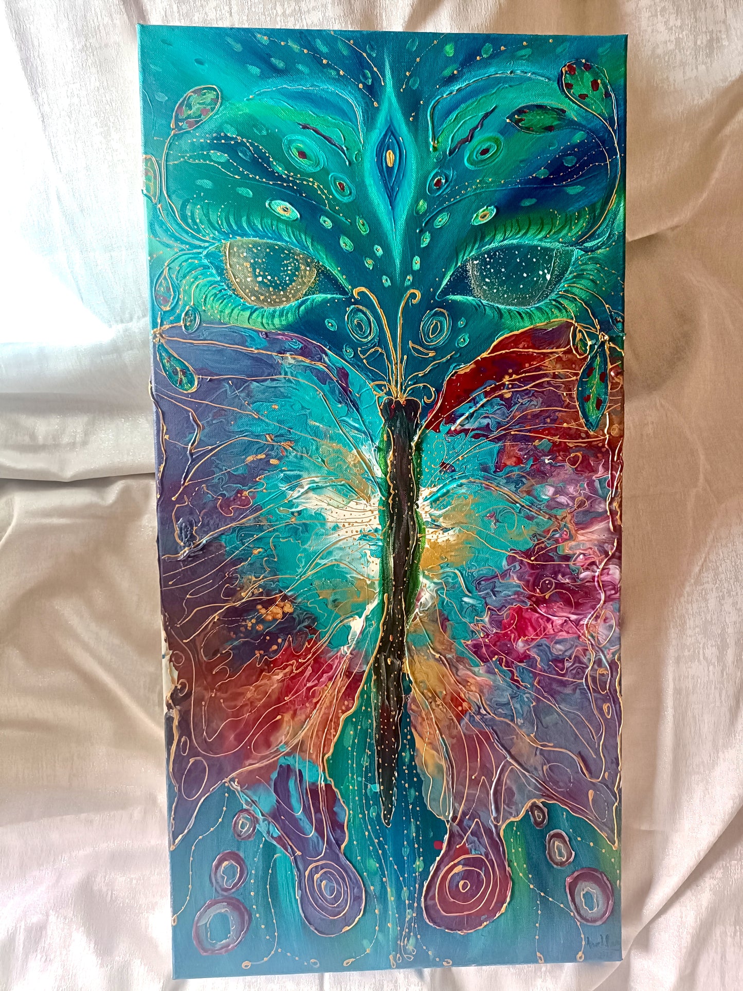 Olhar misterioso- pintura original