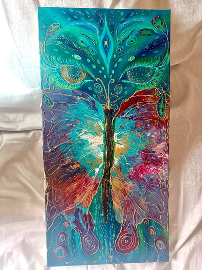 Olhar misterioso- pintura original