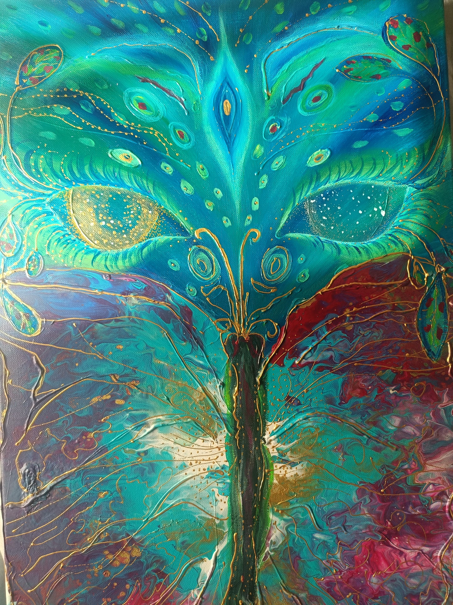 Olhar misterioso- pintura original