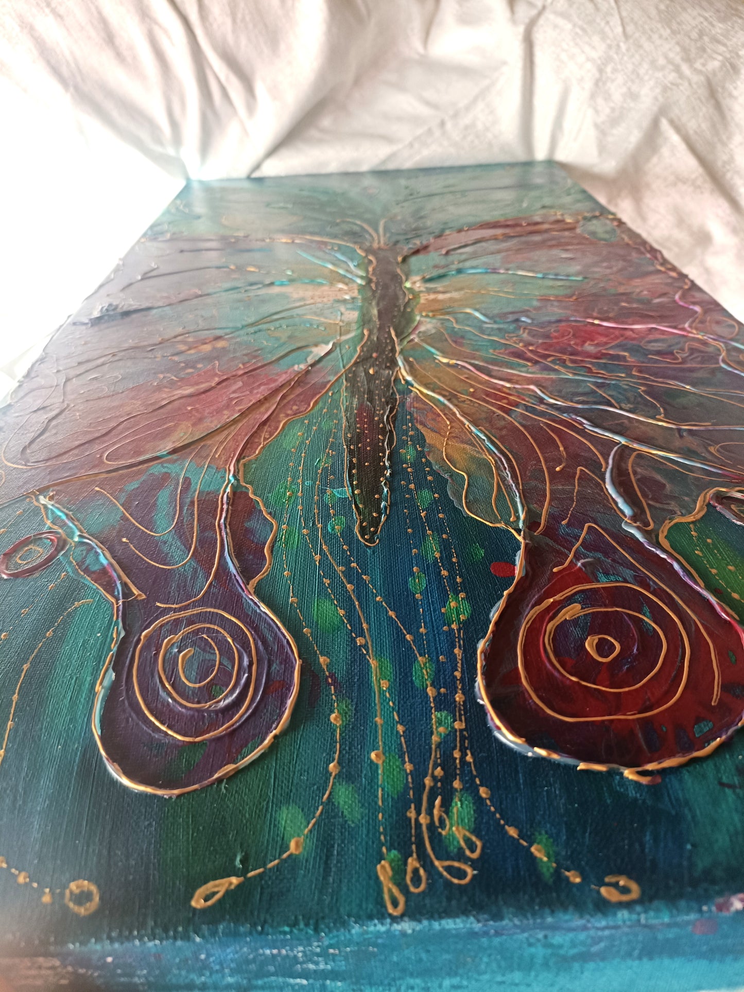 Olhar misterioso- pintura original