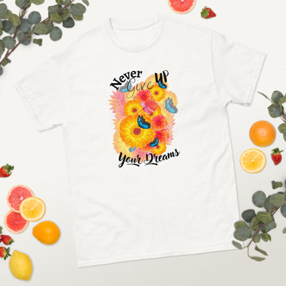 T-shirt Algodão | Never Give up your Dreams