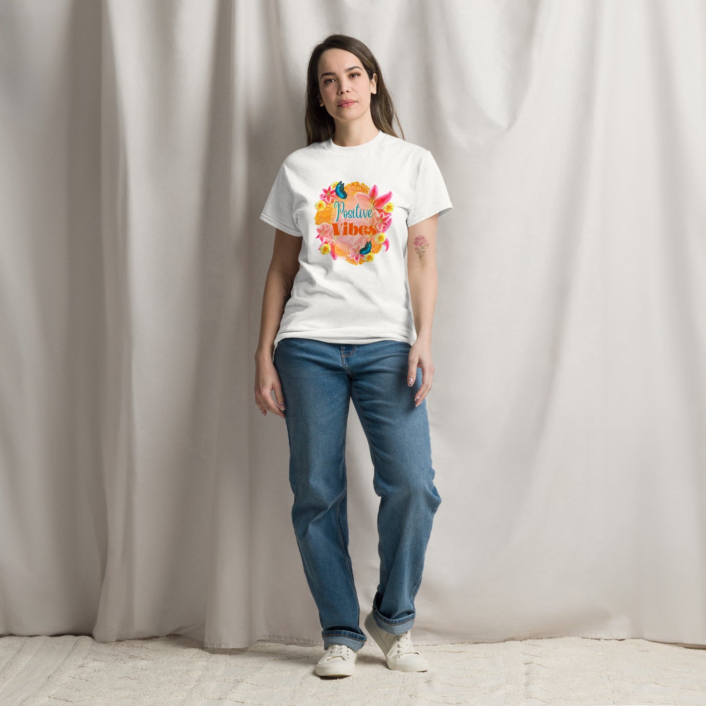 T-shirt Algodão | Positive Vibes